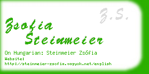 zsofia steinmeier business card